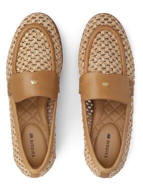 Birdies The Starling 20 Open Basketweave Loafer in Camel, size 9.5
